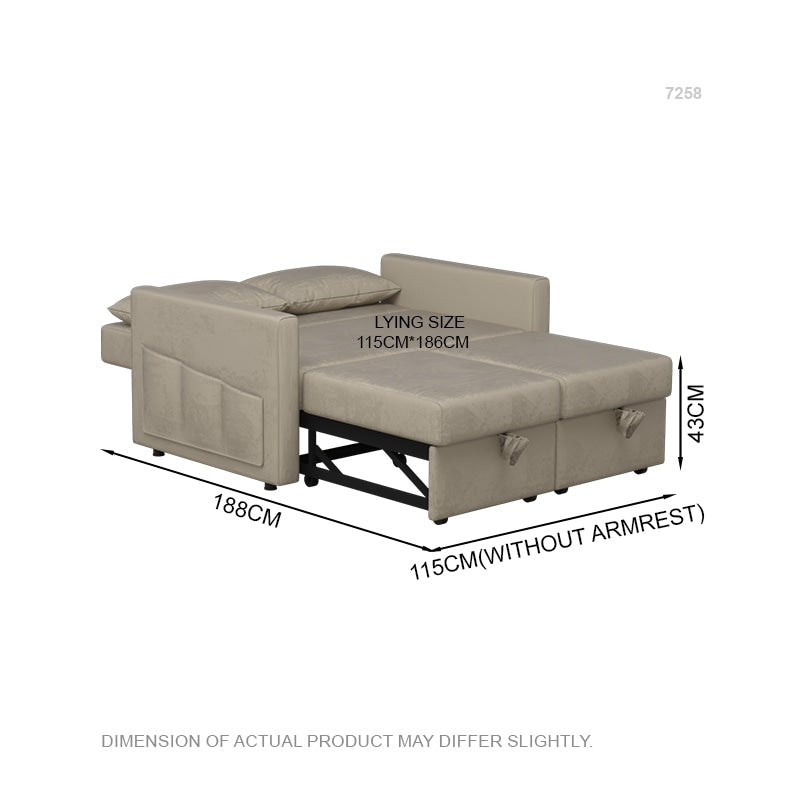 Haley Waterproof Latex Sofabed (Removable Cover)