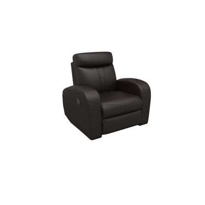 Alice Half Leather Cowhide 1 Seater Sofa