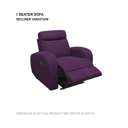 Alice Fabric 1 Seater Sofa