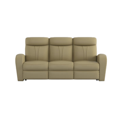 Alice Half Leather Cowhide 3 Seater Sofa