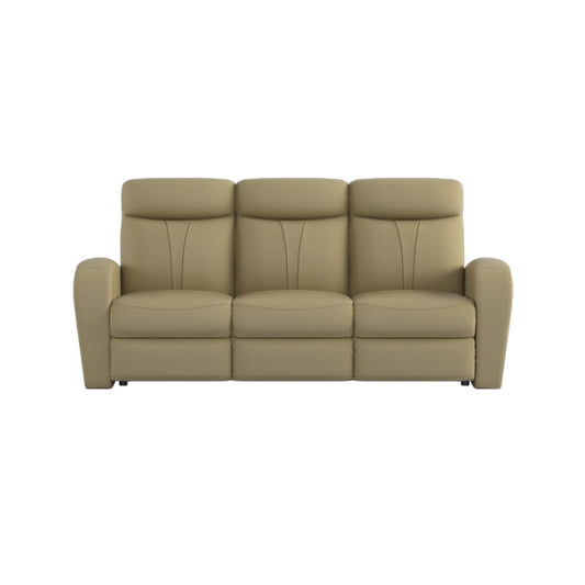 Alice Half Leather Cowhide 3 Seater Sofa