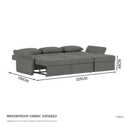 Amira Waterproof Fabric Sofabed