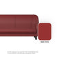 Ellie Faux Leather 1 Seater Sofa