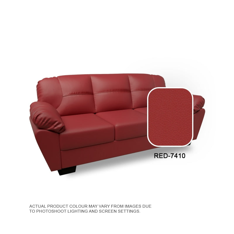 Adam Faux Leather 4 Seater Sofa