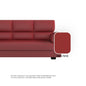 Londyn Faux Leather 4 Seater Sofa