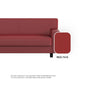 Blake Faux Leather 1 Seater Sofa