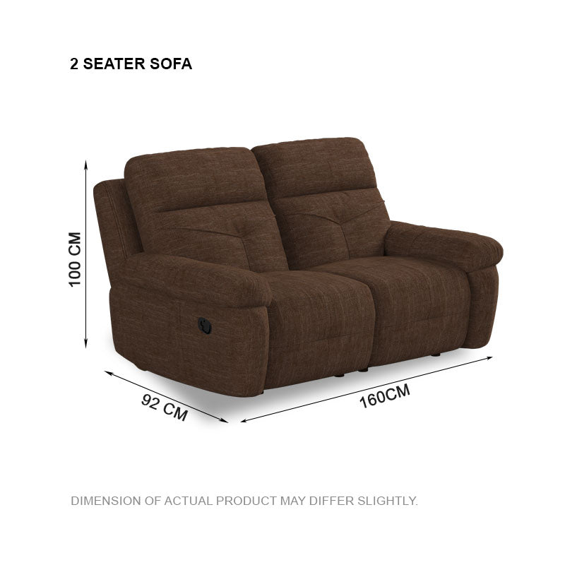 Taylor Fabric 2 Seater Sofa