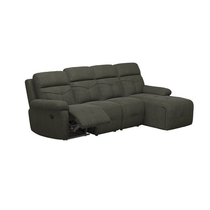 Taylor Fabric 3 Seater With Chaise Sofa