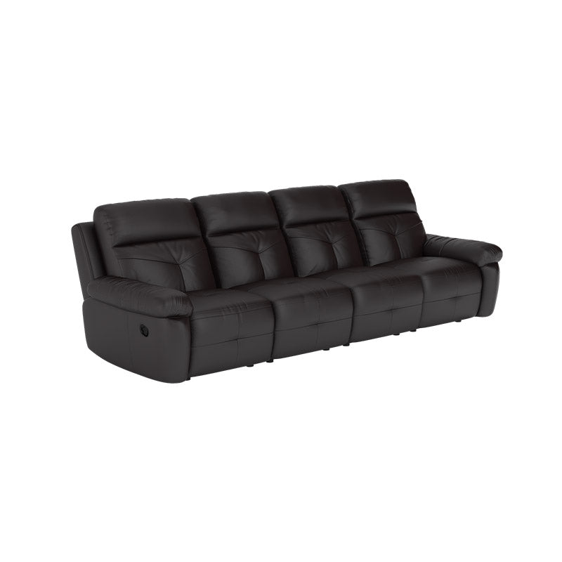 Taylor Half Leather Cowhide 4 Seater Sofa