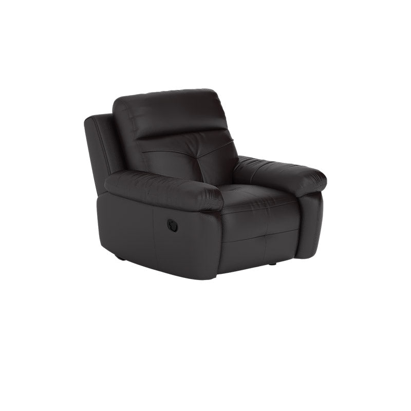 Taylor Half Leather Cowhide 1 Seater Sofa