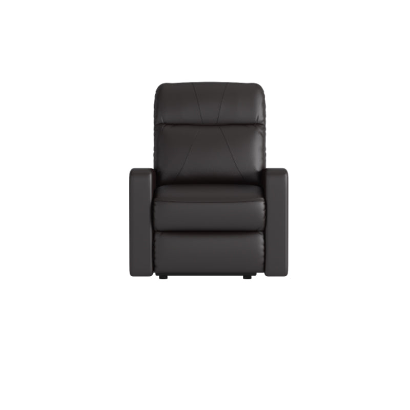 Naomi Half Leather Cowhide 1 Seater Sofa