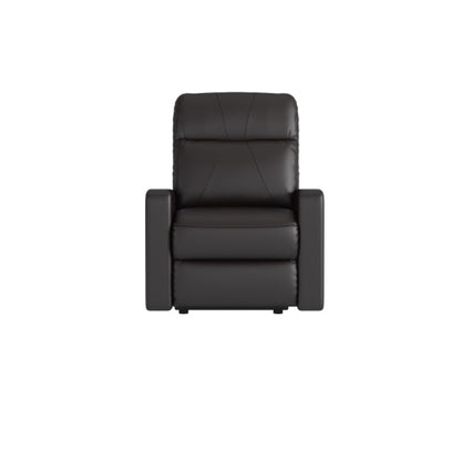 Naomi Half Leather Cowhide 1 Seater Sofa