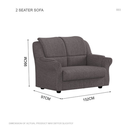 Hannah Fabric 2 Seater Sofa