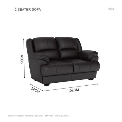 Esme Faux Leather 2 Seater Sofa