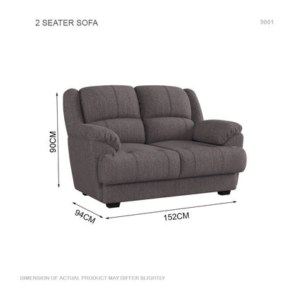 Esme Fabric 2 Seater Sofa