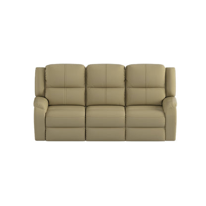 Alana Half Leather Cowhide 3 Seater Sofa