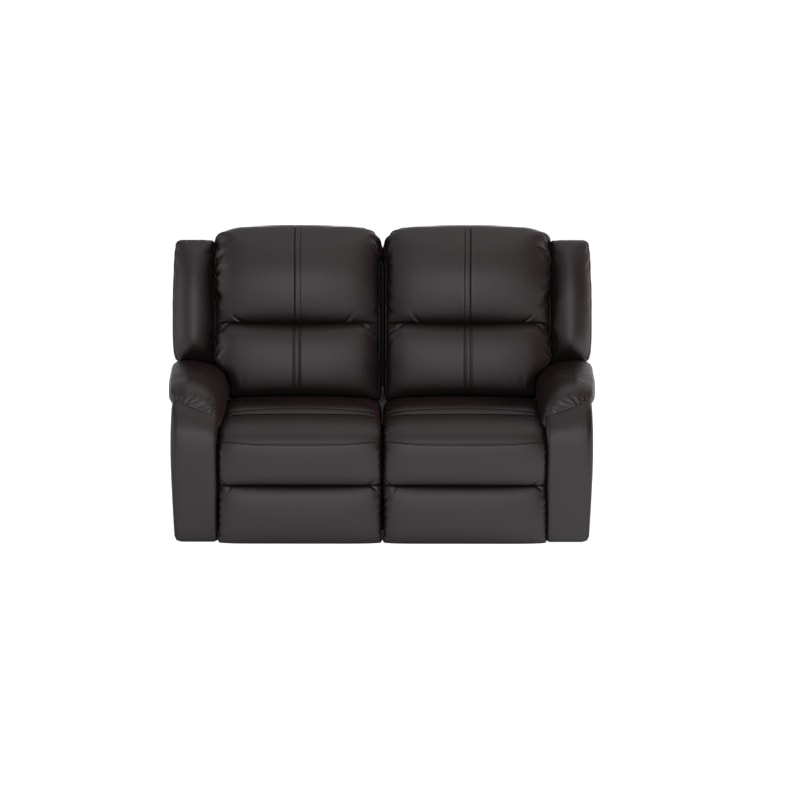 Alana Half Leather Cowhide 2 Seater Sofa