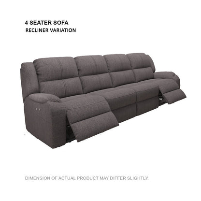 Alana Fabric 4 Seater Sofa