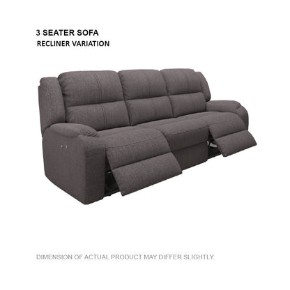 Alana Fabric 3 Seater Sofa