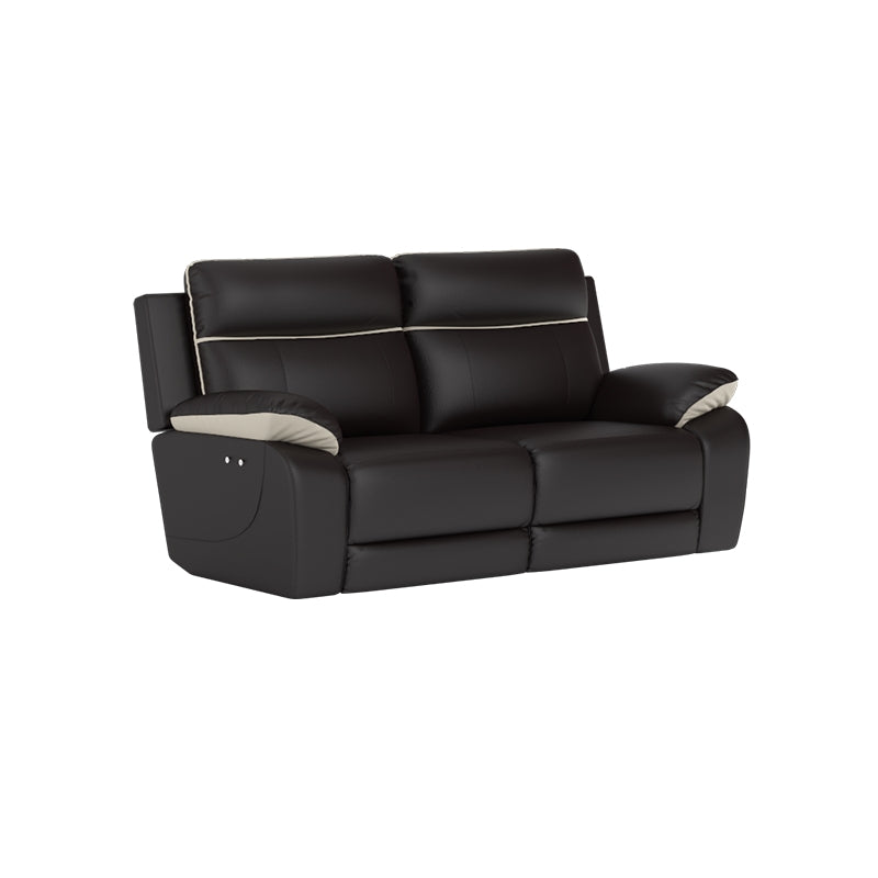Nina Half Leather Cowhide 2 Seater Sofa