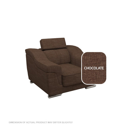 Lyla Fabric 1 Seater Sofa
