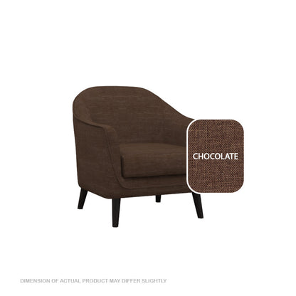 Ariana Fabric 1 Seater Sofa