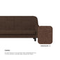 Ellie Fabric 1 Seater Sofa
