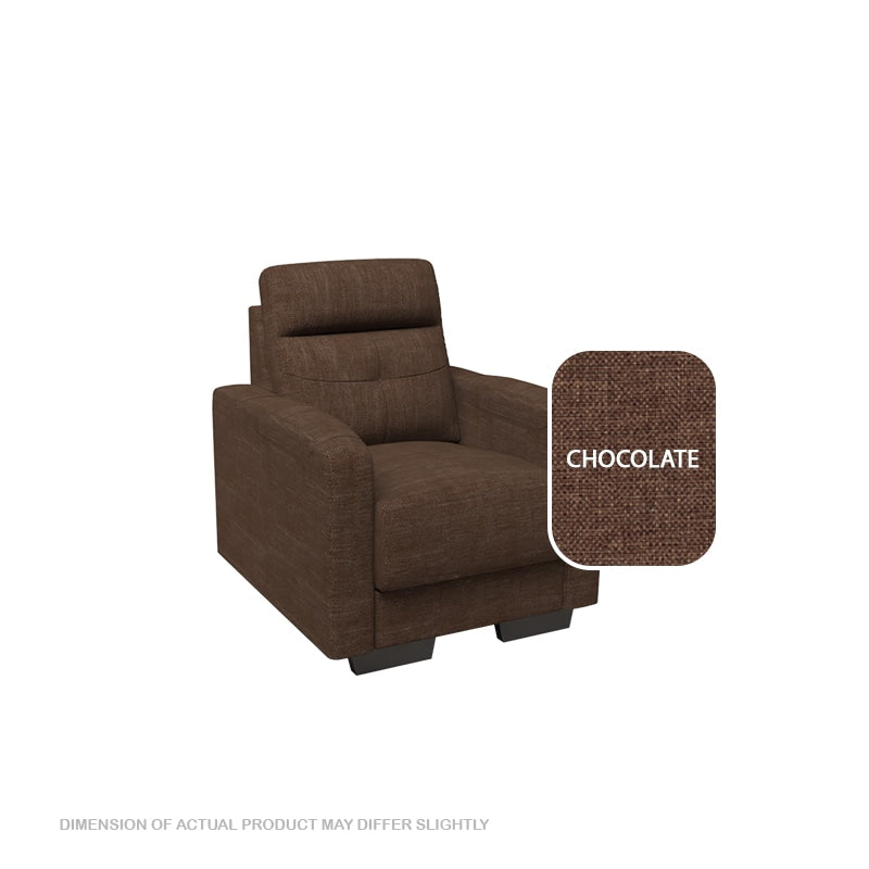 Henry Fabric 1 Seater Sofa