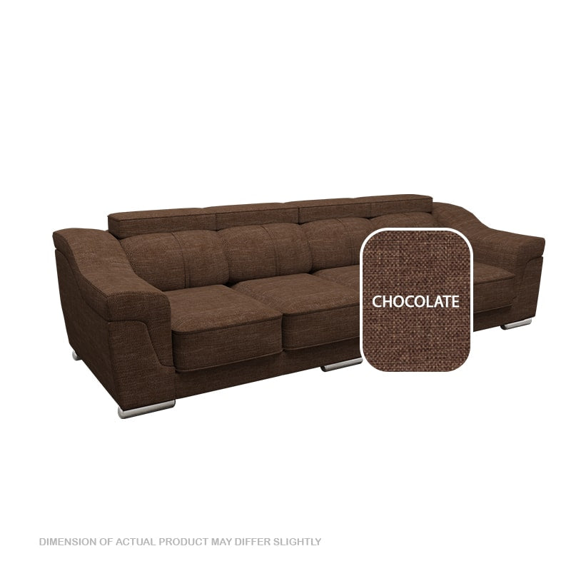 Lyla Fabric 4 Seater Sofa