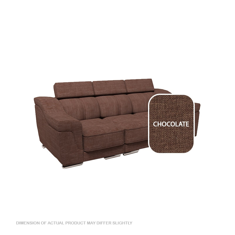 Lyla Fabric 3 Seater Sofa