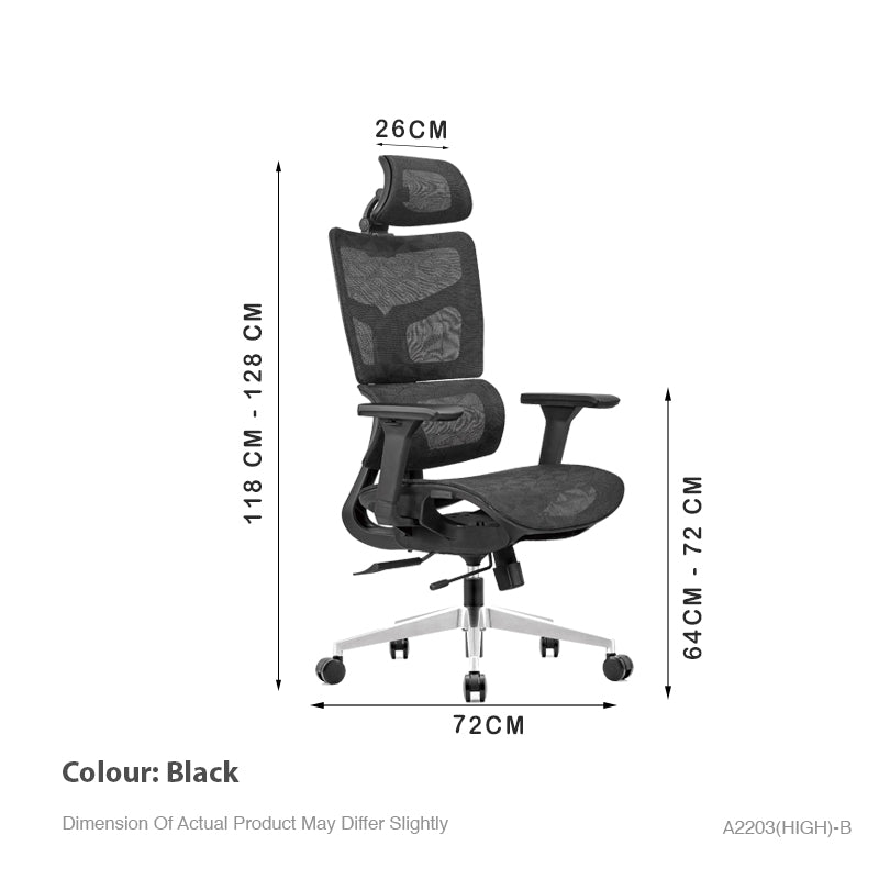 Eric Office Chair With Headrest