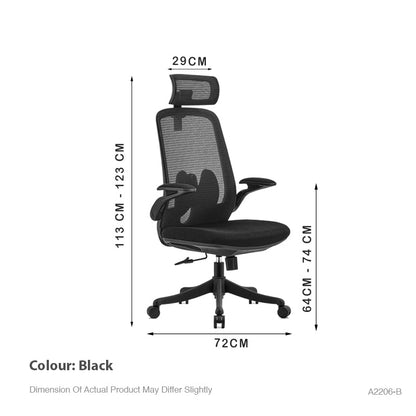 Gavin Office Chair With Headrest