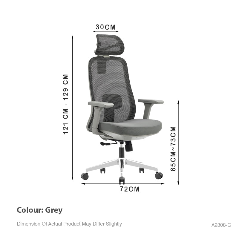Ayden Office Chair With Headrest