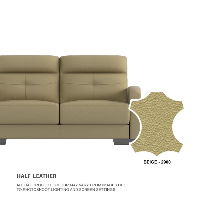 Kaylee Half Leather 1 Seater Sofa