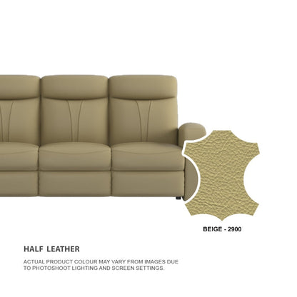 Alice Half Leather Cowhide 2 Seater Sofa