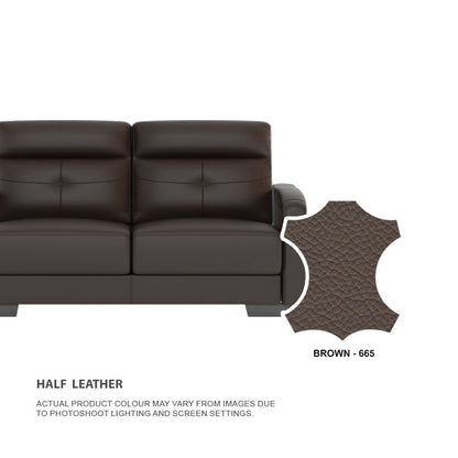 Kaylee Half Leather 2 Seater Sofa