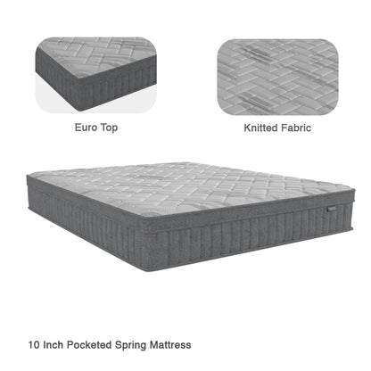 Snuz Liffy Pocketed Spring Mattress 10 Inch