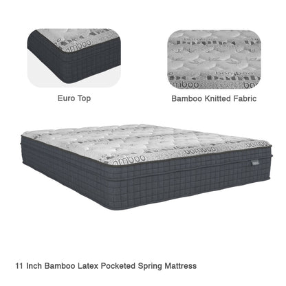 Snuz Mattress Series with Fabric Bed Frame Available Sizes 10 / 11 / 13 Inch