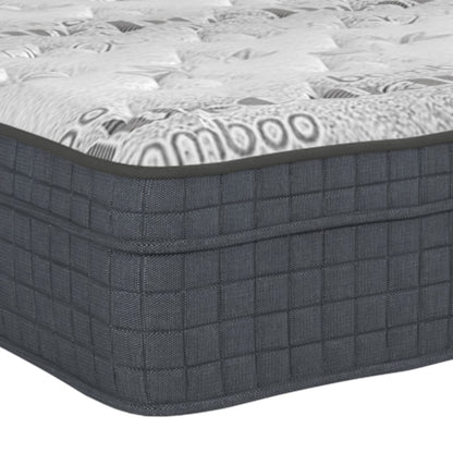 Entice Faux Leather Bed Set with Snuz Foyle Bamboo Latex Pocketed Spring Mattress 11 Inch