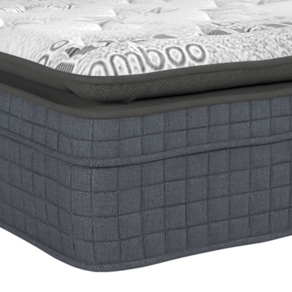 Entice Fabric Bed Set with Snuz Nore Bamboo Latex Pocketed Spring Mattress 13 Inch
