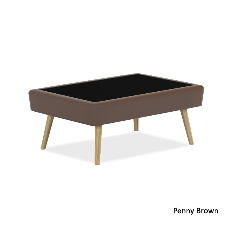 Jane Faux Leather Coffee Table