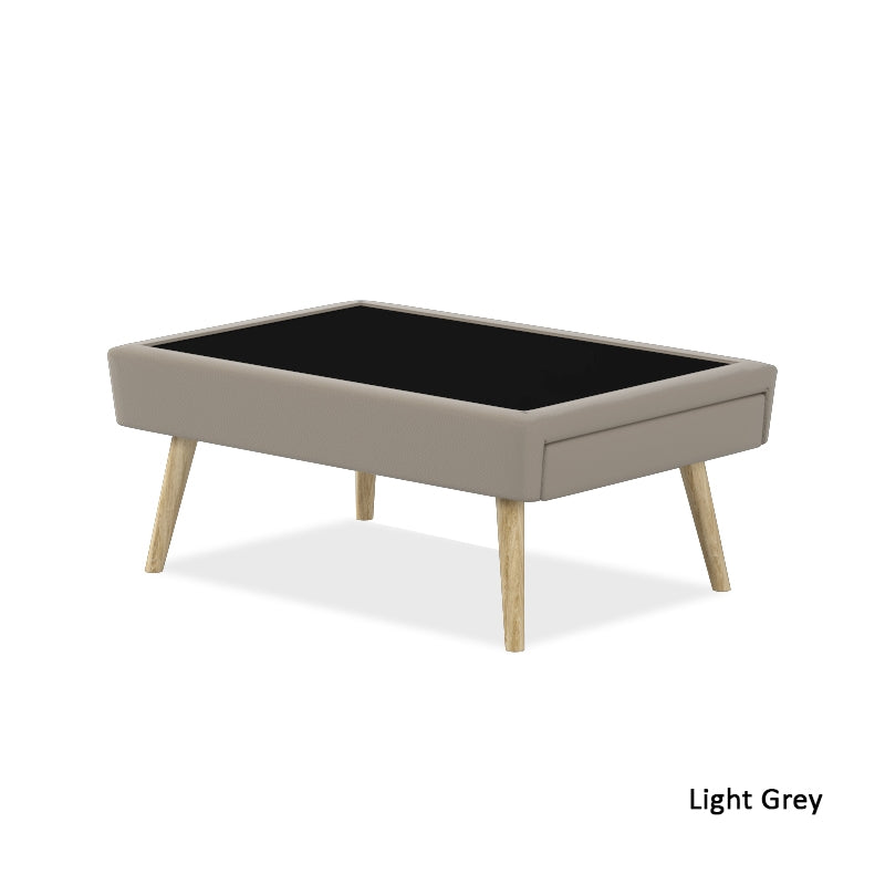 KAYDEN FAUX LEATHER COFFEE TABLE