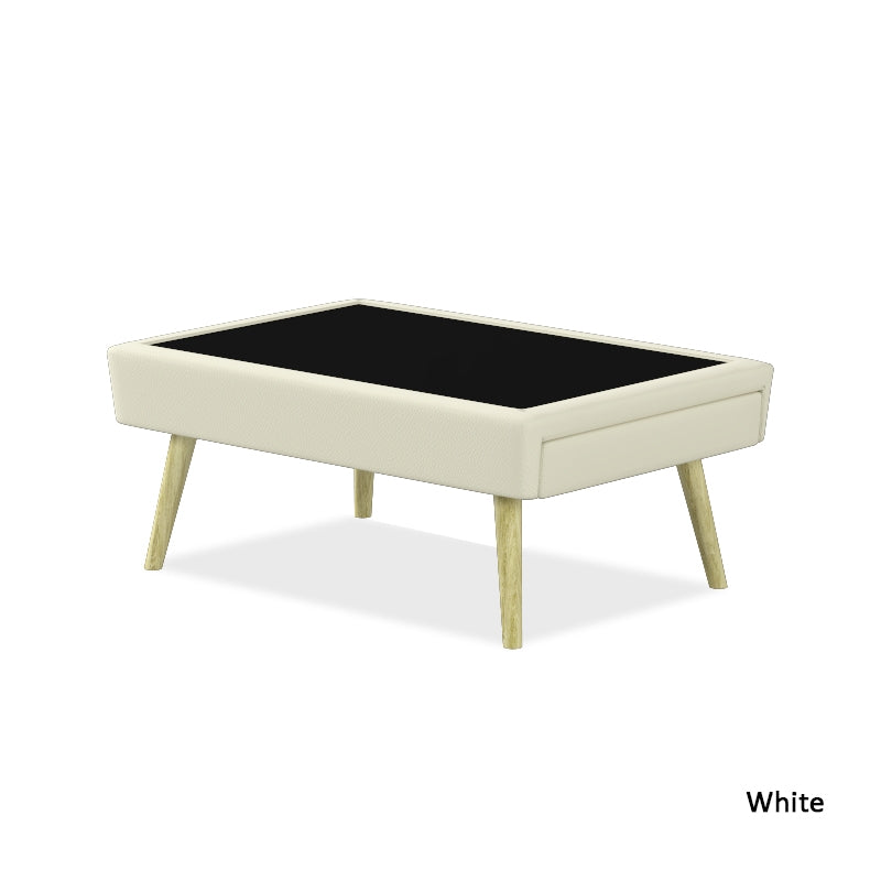 KAYDEN FAUX LEATHER COFFEE TABLE