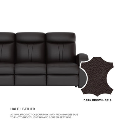 Alice Half Leather Cowhide 2 Seater Sofa