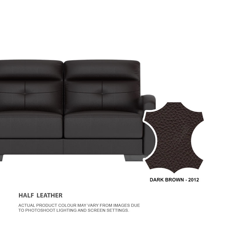 Kaylee Half Leather 2 Seater Sofa