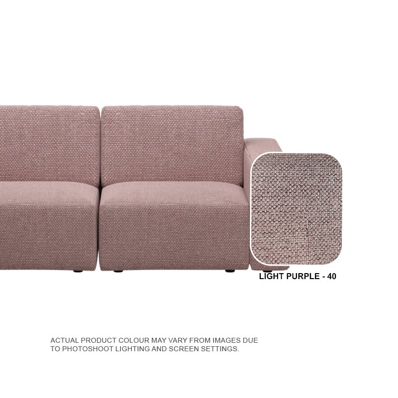 Jade Fabric 1 Seater Sofa