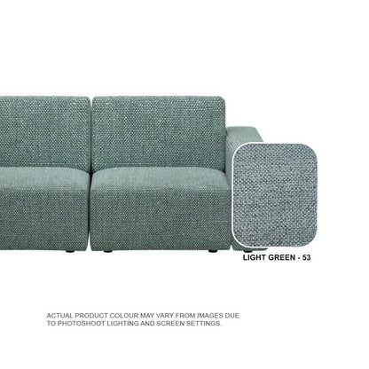 Jade Fabric 1 Seater Sofa