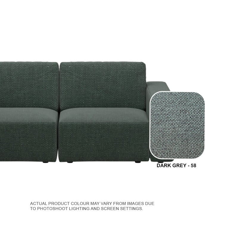 Jade Fabric 4 Seater Sofa