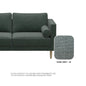 Leah Fabric 4 Seater Sofa