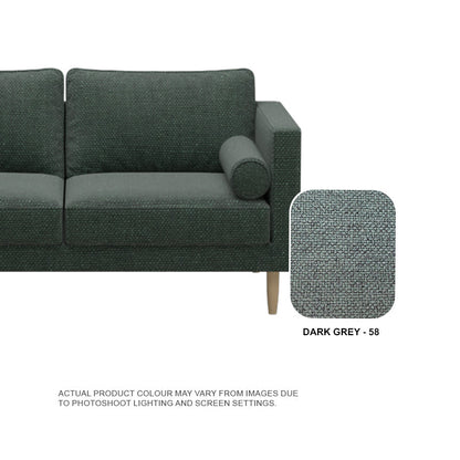 Leah Fabric 1 Seater Sofa
